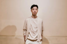 画像をギャラリービューアに読み込む, ハイゲージニット カーディガン 国産コットン100% / Fine Gauge Cardigan long-staple Japan Cotton 100%