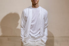 画像をギャラリービューアに読み込む, ハイゲージニット カーディガン 国産コットン100% / Fine Gauge Cardigan long-staple Japan Cotton 100%