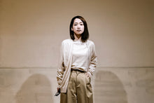 画像をギャラリービューアに読み込む, ハイゲージニット カーディガン 国産コットン100% / Fine Gauge Cardigan long-staple Japan Cotton 100%