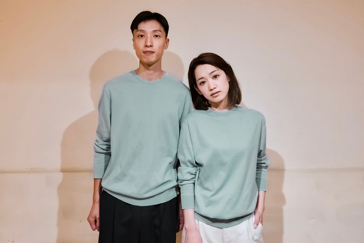 コットンハイゲージプルオーバーニット ZOY セーター ニット MENS ハイゲージコットン 長袖プルオーバー