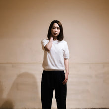 画像をギャラリービューアに読み込む, ハイゲージニットTee 国産コットン100% / Knitted T-shirt long-staple Japan Cotton 100%